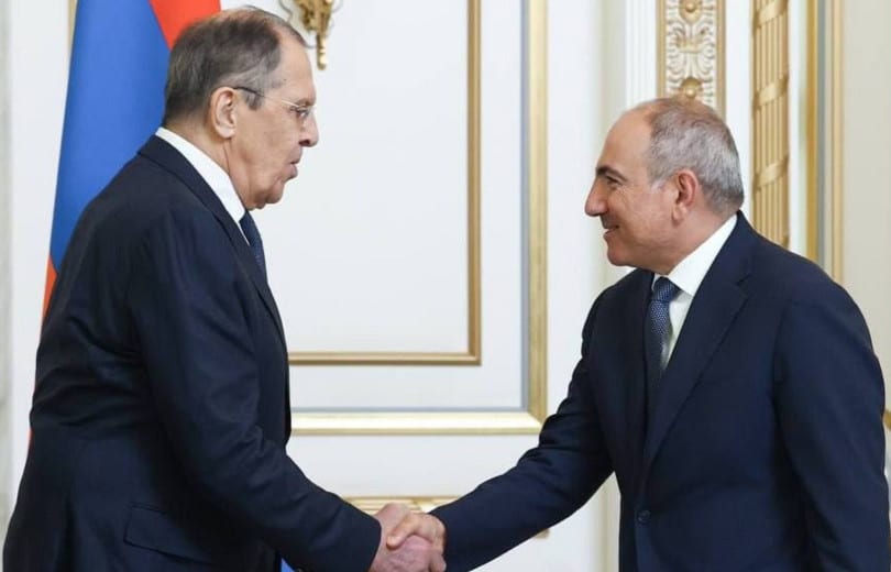 Le Premier ministre arménien a reçu le ministre russe des Affaires étrangères, Sergueï Lavrov