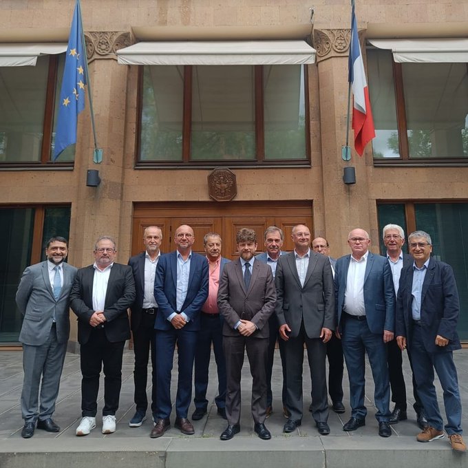 Olivier Decottignies : délégation d&rsquo;entrepreneurs de la région lyonnaise