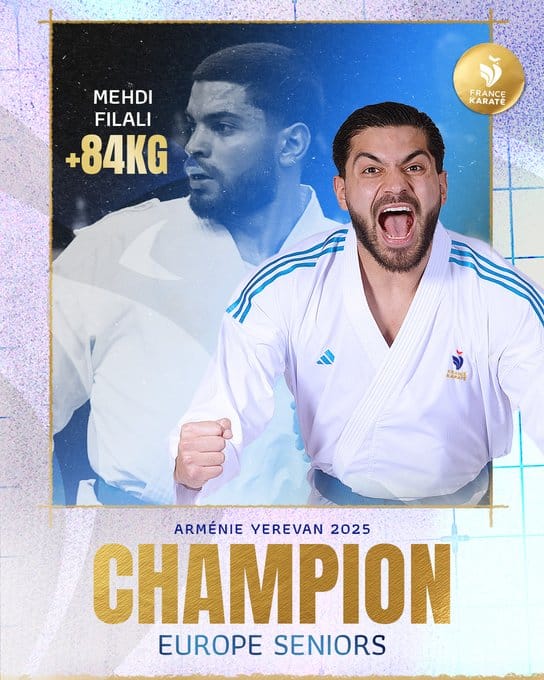 Olivier Decottignies :  Bravo à notre double champion de karaté