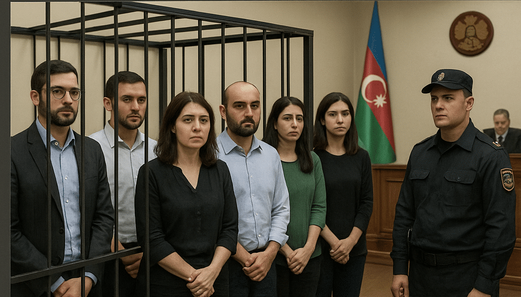 Azerbaïdjan : plusieurs journalistes condamnés à des peines de prison