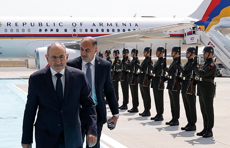 Le Premier ministre arménien Nikol Pachinian est arrivé en Turquie pour une visite de travail
