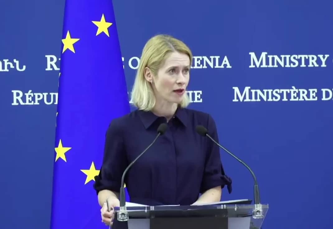 Kaya Kalas en Arménie déclare : Je suis ici avec un message clair : l’Union européenne et l’Arménie n’ont jamais été aussi proches