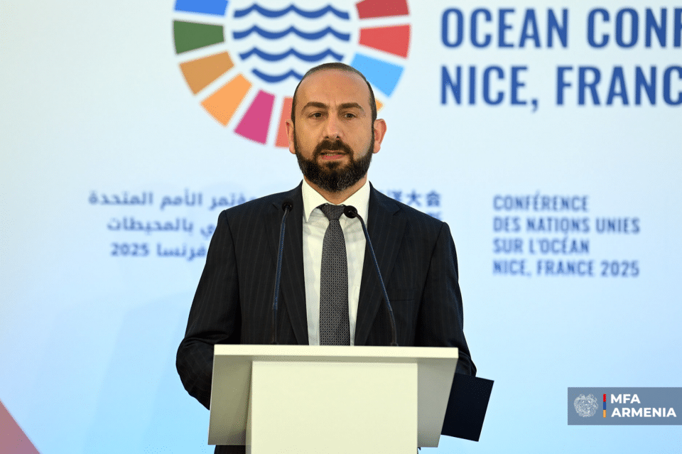 Ararat Mirzoyan à Nice : La COP17 qui se tiendra en Arménie constituera une étape importante
