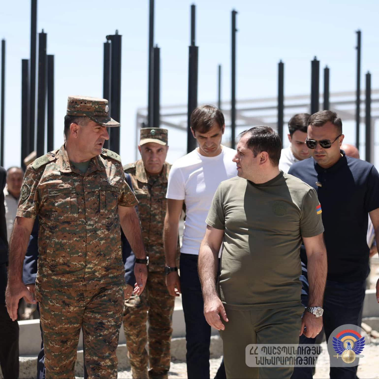 Le ministre arménien de la Défense Suren Papikyan a rendu visite à un centre d&rsquo;entraînement des forces armées d’Arménie