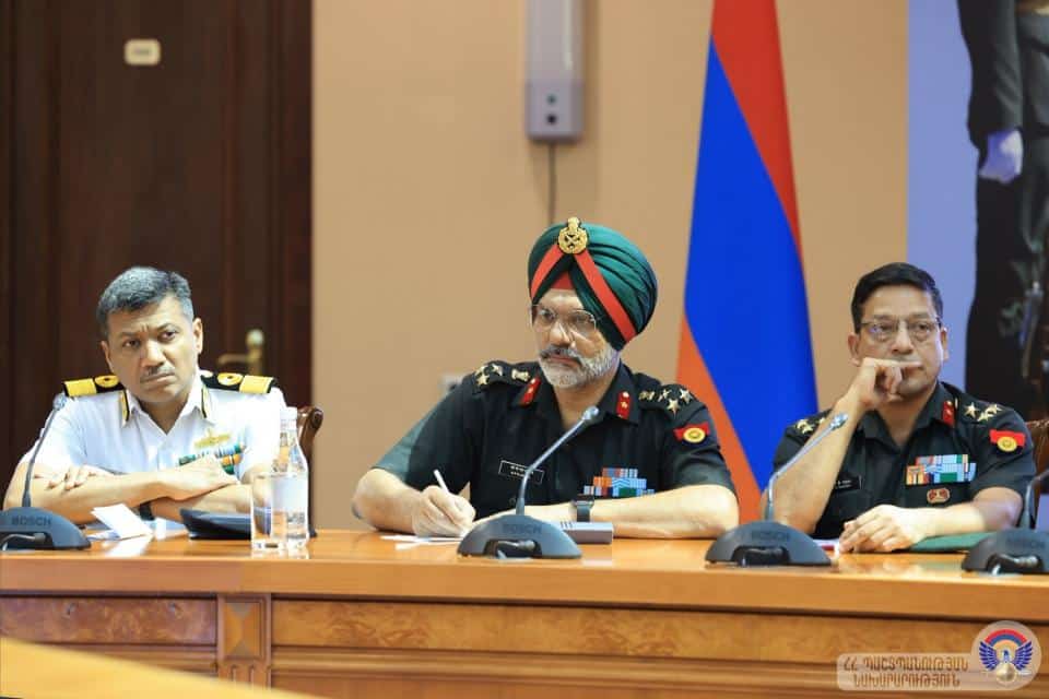 Une délégation du Collège national de défense de l&rsquo;Inde s&rsquo;est rendue en Arménie