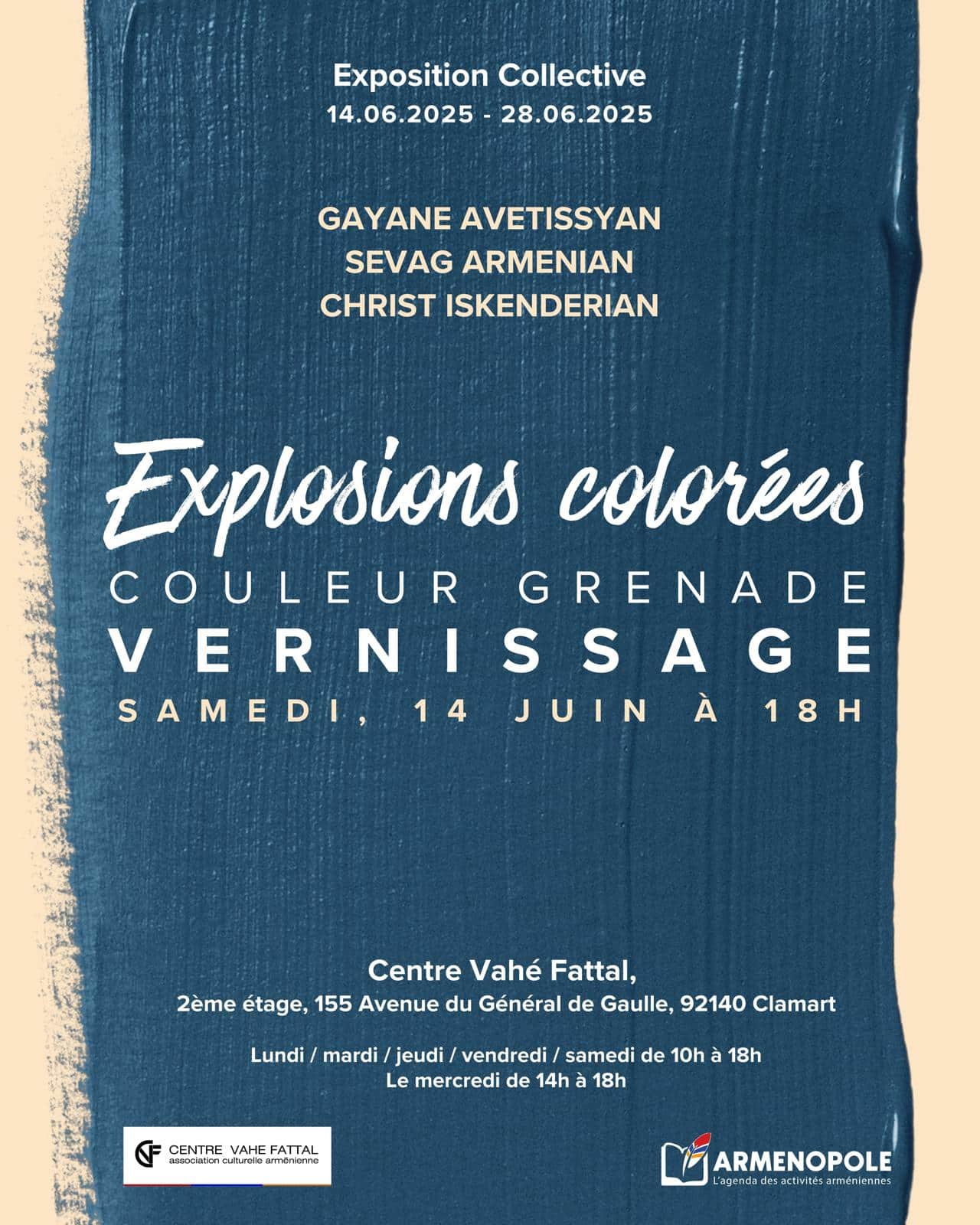 Exposition collective d&rsquo;artistes arméniens à Clamart
