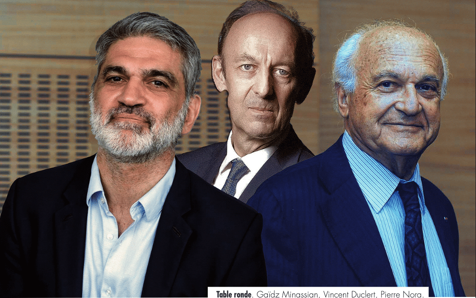 Pierre Nora : « 1915, c&rsquo;est un génocide ». Le grand débat de NAM avec V.Duclert et G.Minassian