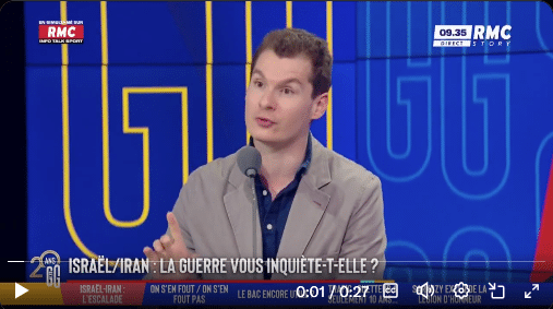 Jean-Loup Bonnamy aux « Grandes gueules » :   l&rsquo;Azerbaïdjan a commis un nettoyage ethnique avec le soutien d&rsquo;Israël