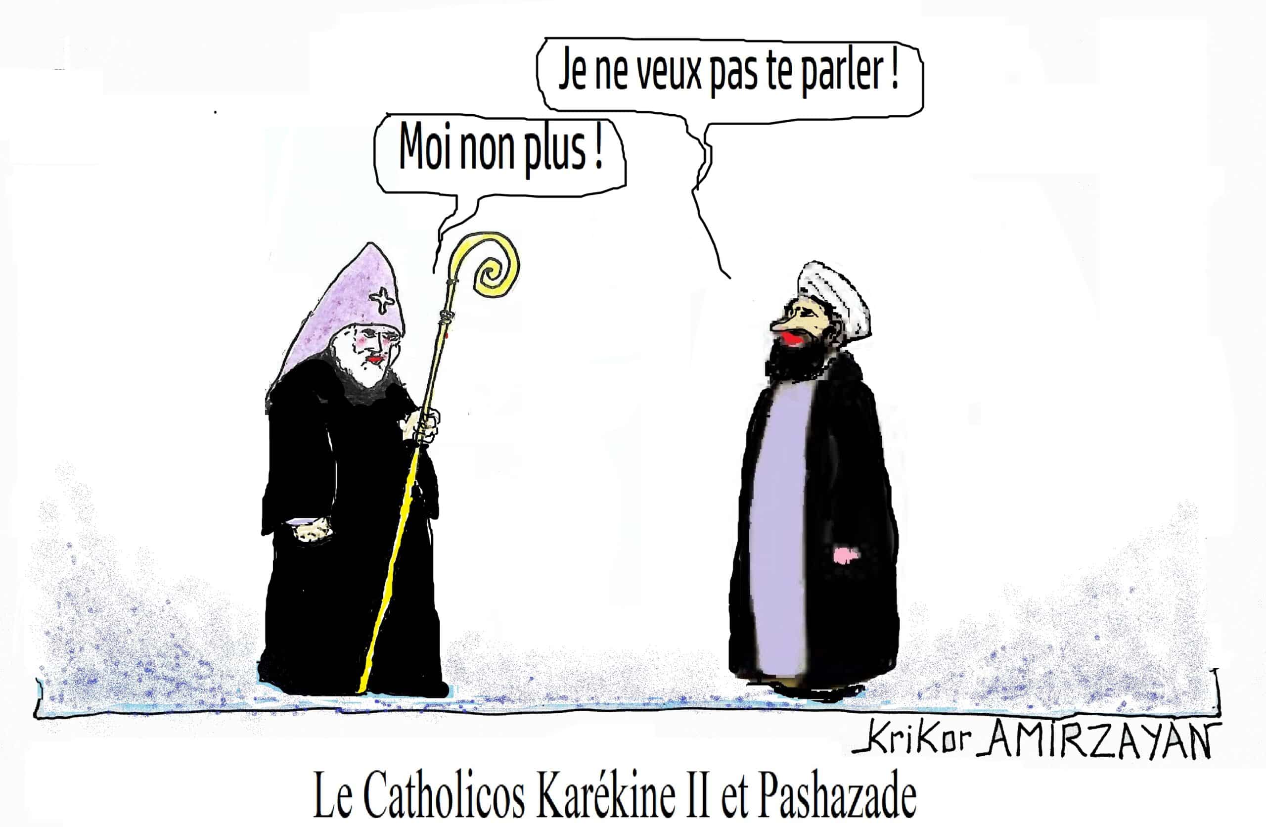Je n&rsquo;ai aucune intention de rencontrer Karékine II car je considère que ce n&rsquo;est pas dans mon honneur affirme Allahshukur Pashazade le président du Conseil des musulmans du Caucase