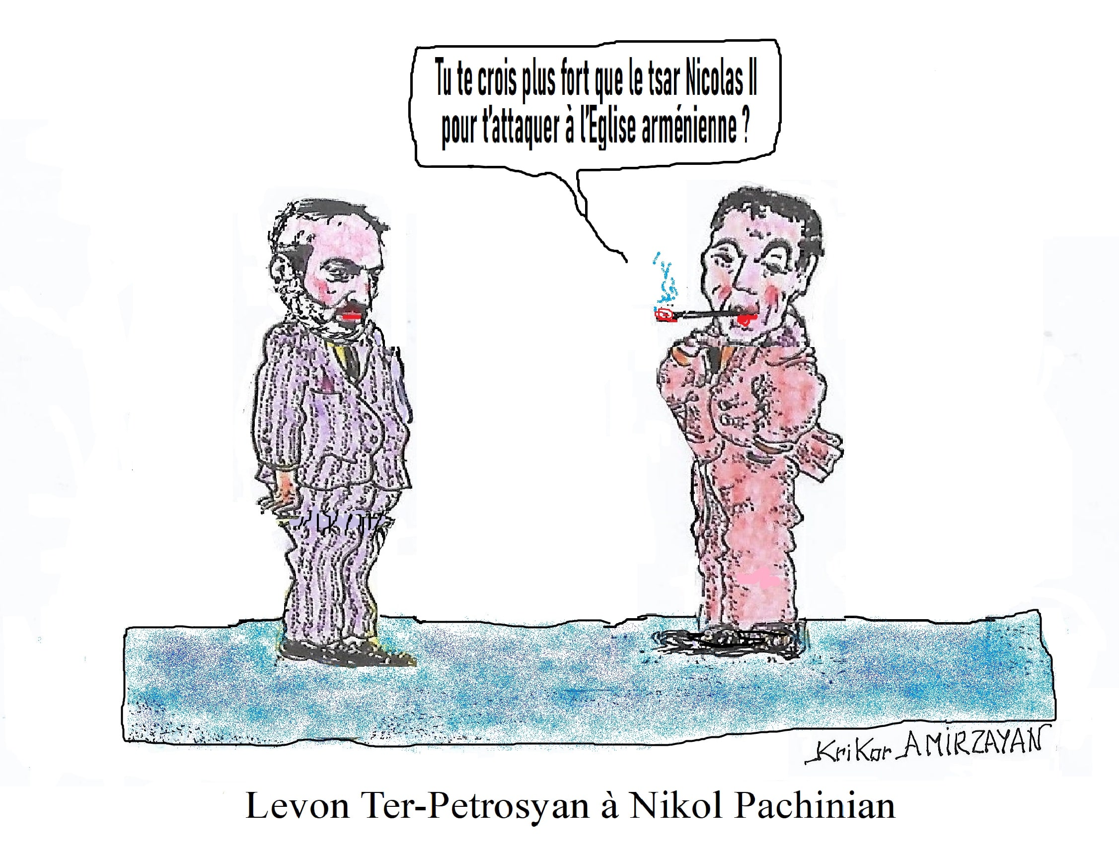 Levon Ter-Petrosyan : Si le peuple arménien a vaincu l’empereur russe Nicolas II, que représente un traître et blasphémateur tel que Nikol pour ne pas être vaincu ?