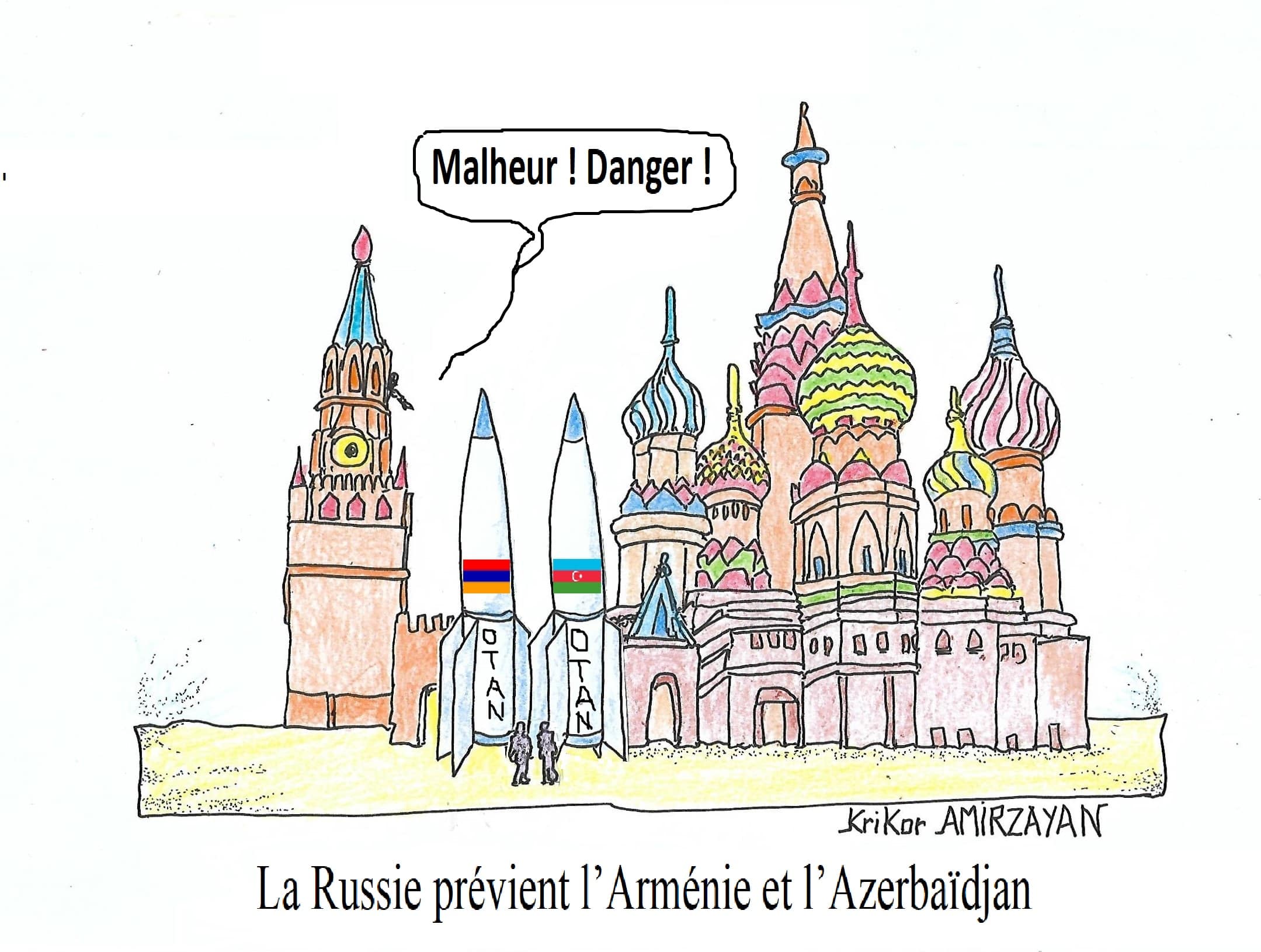 Nous espérons que Bakou et Yerevan seront pleinement conscients des risques liés à l&rsquo;approfondissement de la coopération avec des alliances militaires agressives affirme Moscou