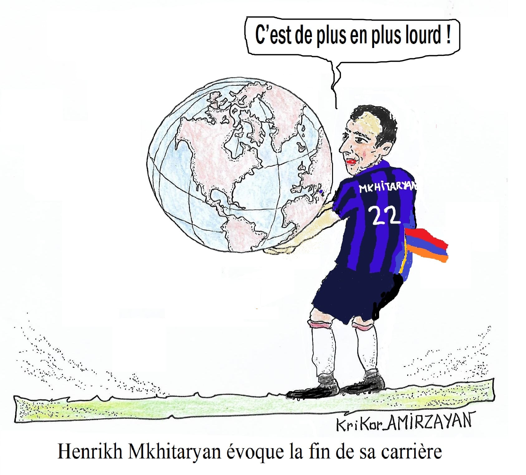 L’Arménien Henrikh Mkhitaryan veut finir sa carrière à l’Inter Milan où il a encore un contrat d’un an