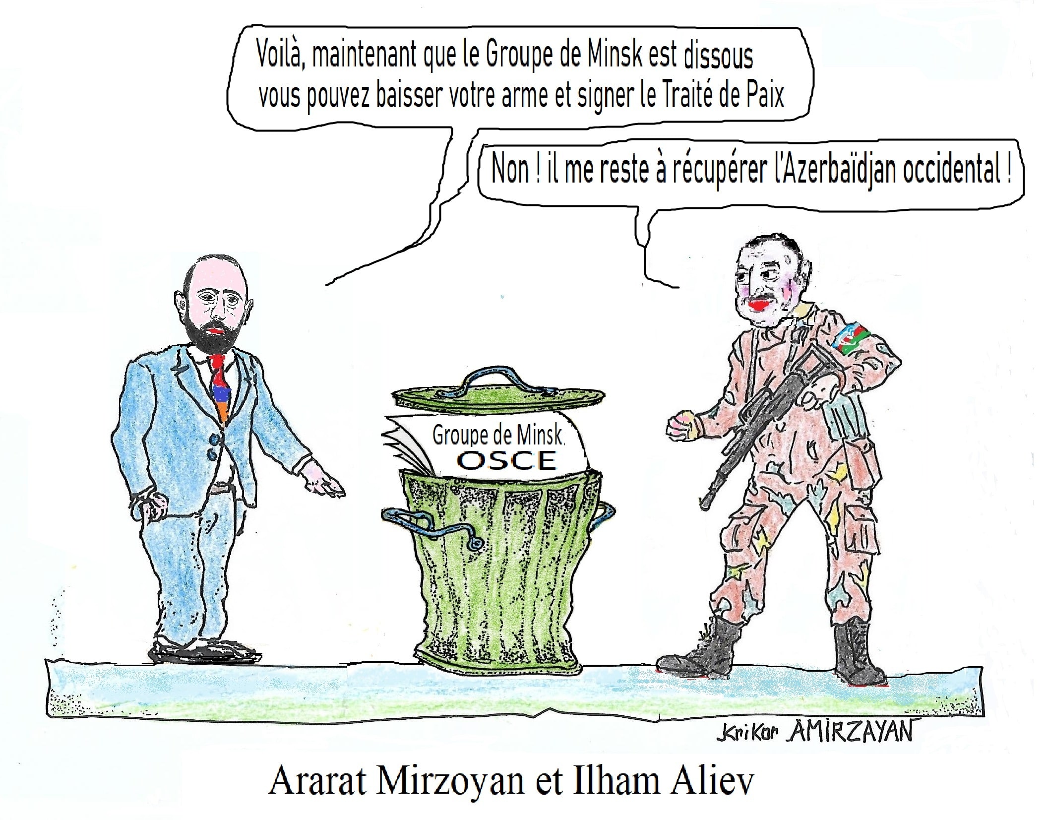 L&rsquo;Arménie est prête à soutenir la proposition de Bakou de dissoudre le Groupe de Minsk de l&rsquo;OSCE affirme le Ministre arménien des Affaires étrangères Ararat Mirzoyan