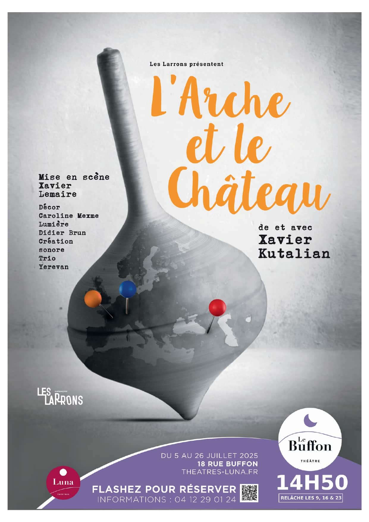 « L&rsquo;Arche et le Château » sélectionné pour le Festival d&rsquo;Avignon