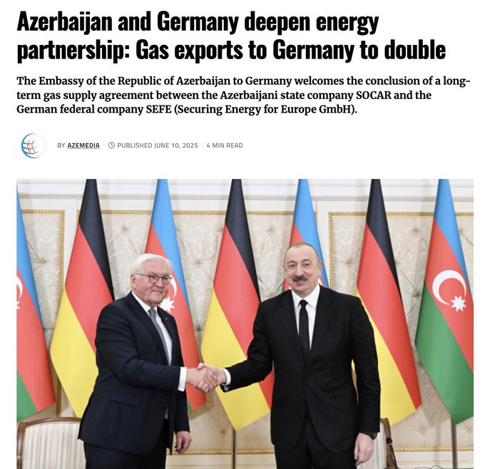 Lindsey Snell : l&rsquo;Allemagne va doubler ses importations de gaz en provenance d&rsquo;Azerbaïdjan