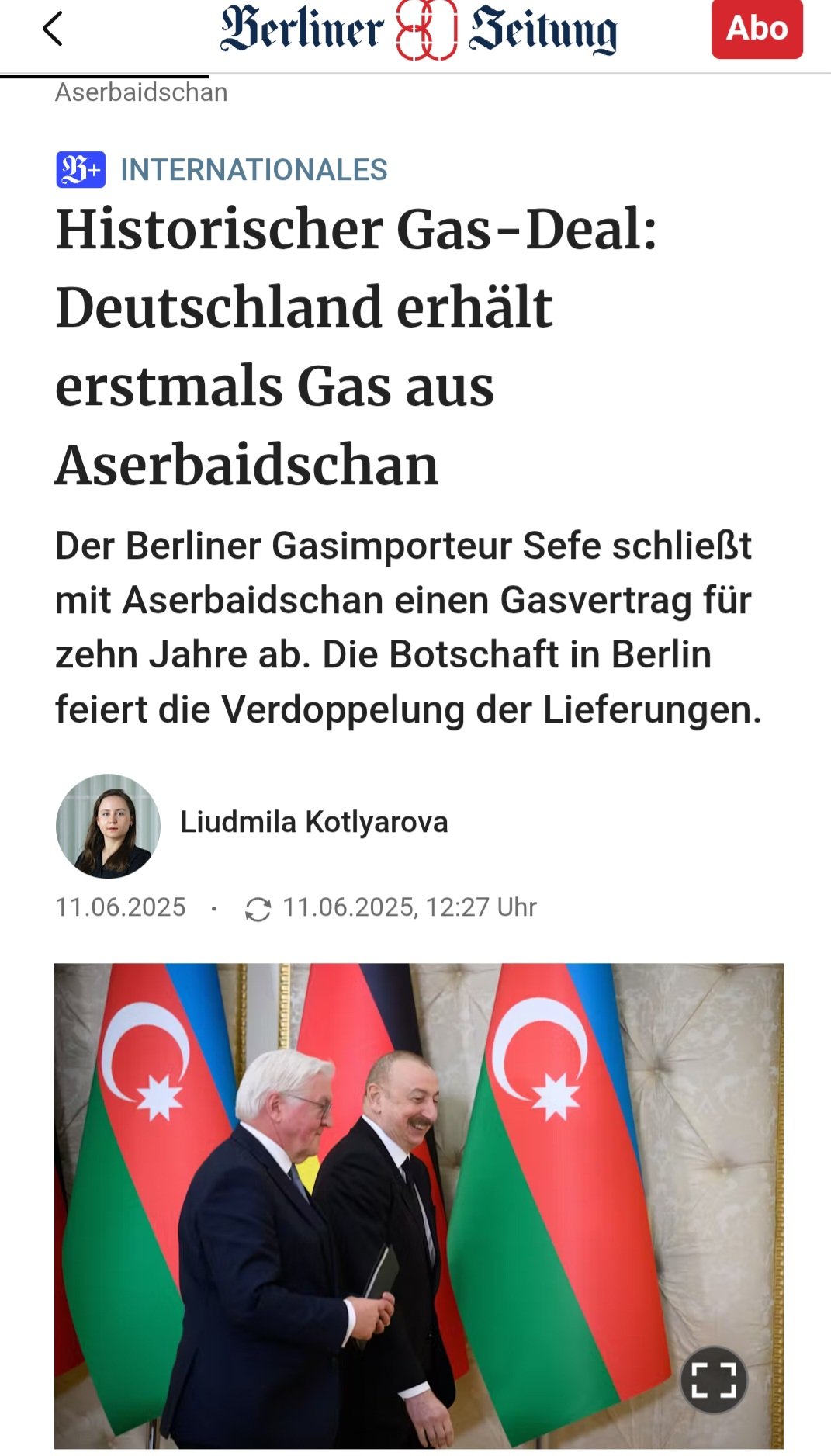 Steinmeier :  chèque en blanc moral pour le dictateur génocidaire