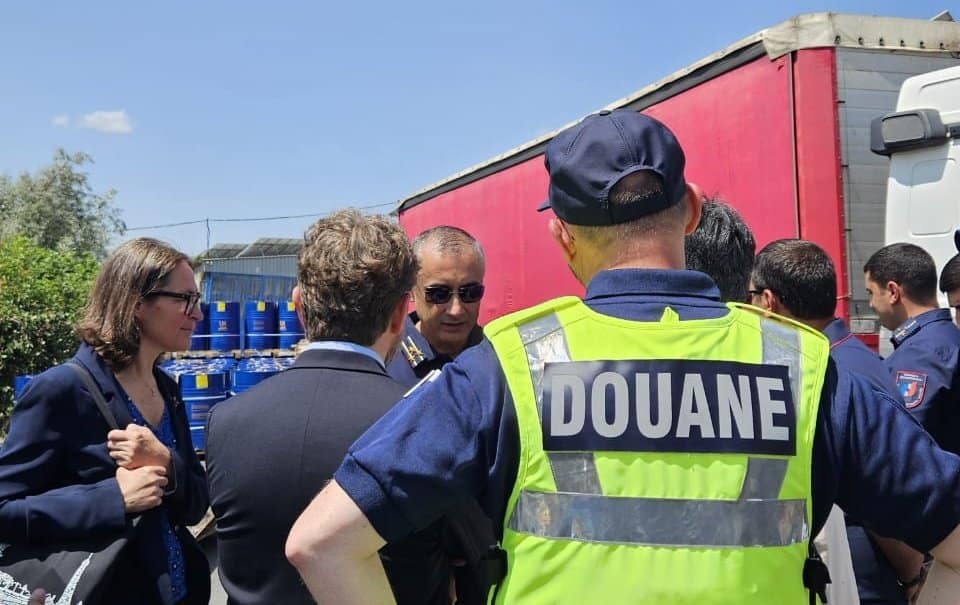 Olivier Decottignies :  douaniers français qui forment leurs homologues arméniens