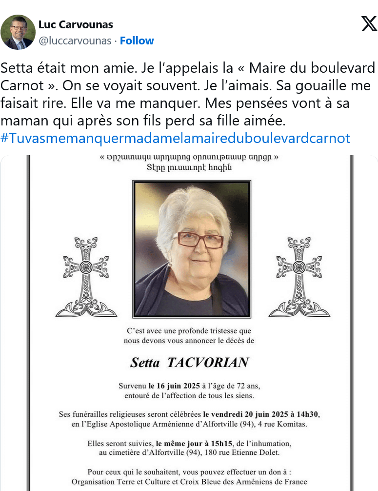 Luc Carvounas : Setta était mon amie