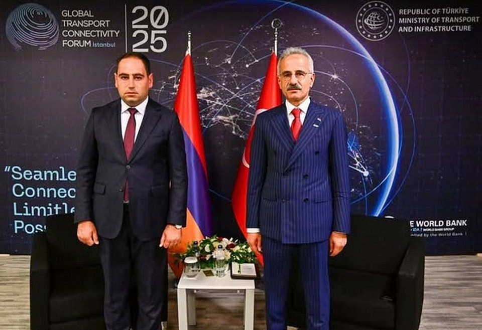 Les ministres de l&rsquo;Arménie et de la Turquie ont discuté du développement des voies de transport régionales