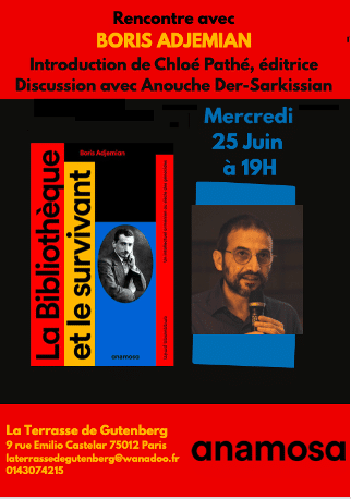 « La Bibliothèque et le survivant » présenté en librairie le 25 juin