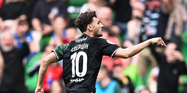 L’international arménien de Krasnodar, Eduard Spertsyan, auteur d’un but et d’une passe décisive contre Paris Nijni Novgorod, lors de la première journée du championnat de Russie