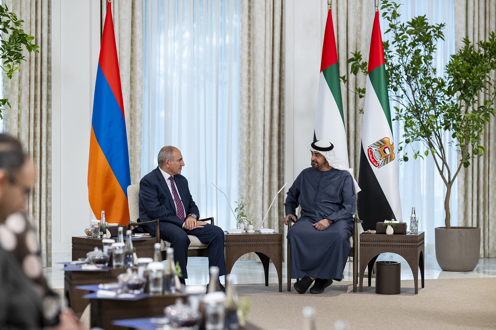Réunis en sommet à Abu Dhabi, Aliev et Pachinian en profitent pour développer leur coopération avec les Emirats arabes unis