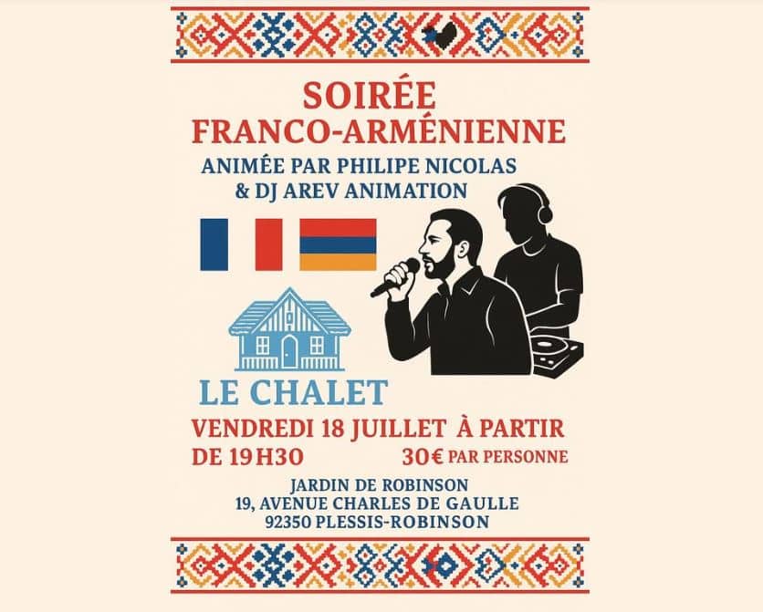 Soirée arménienne au Plessis Robinson
