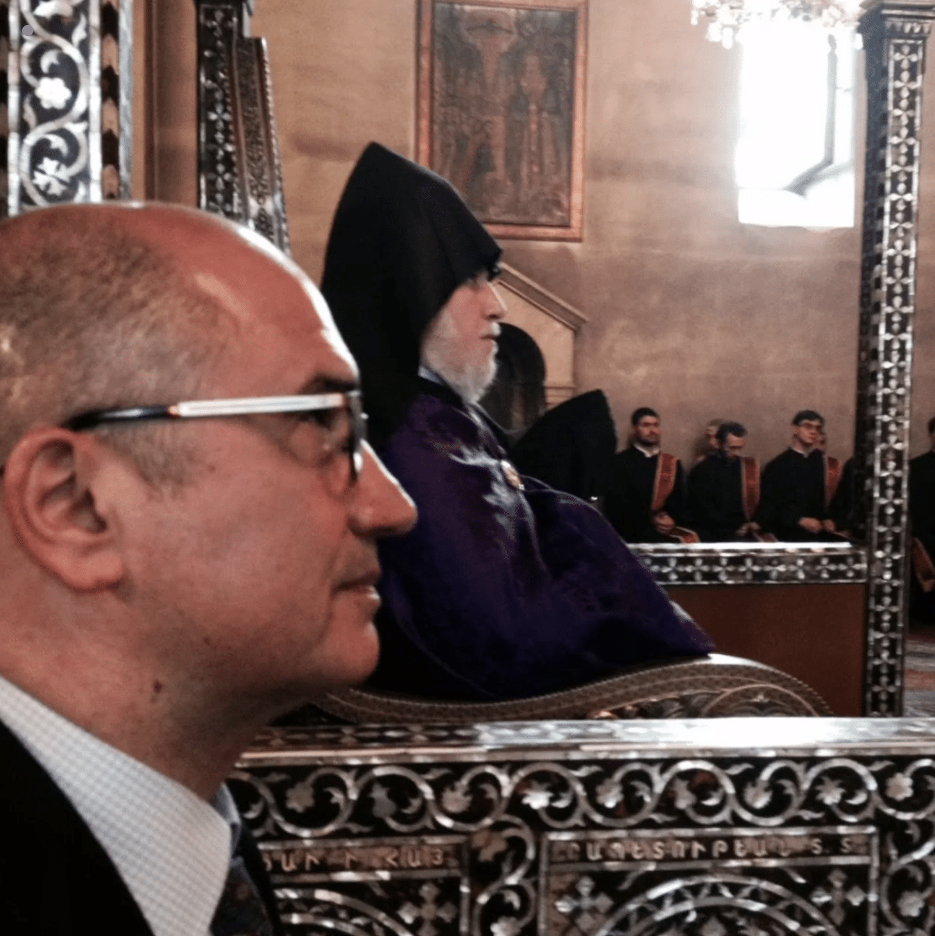 Alexis Govciyan :  Aux côtés de Sa Sainteté Karekin II Catholicos de tous les Arméniens