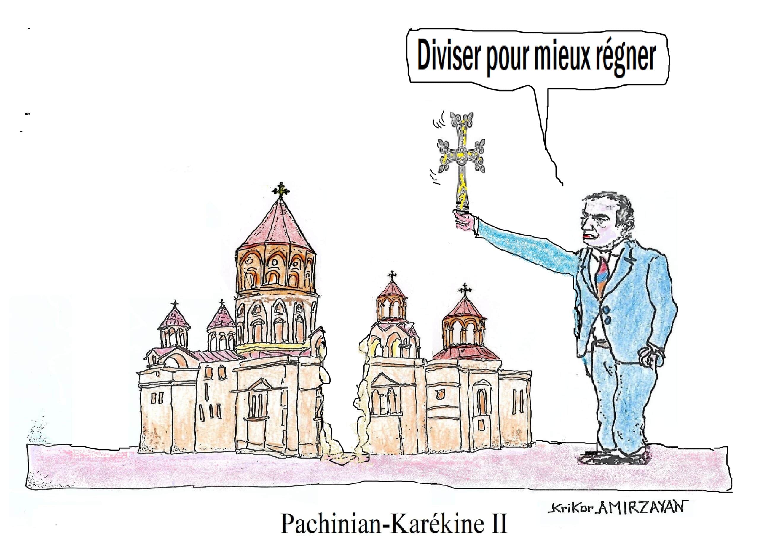 Le Catholicos Karékine II d’Etchmiadzine : Au lieu d’unir tous les Arméniens, ils poursuivent leur campagne contre l’Église