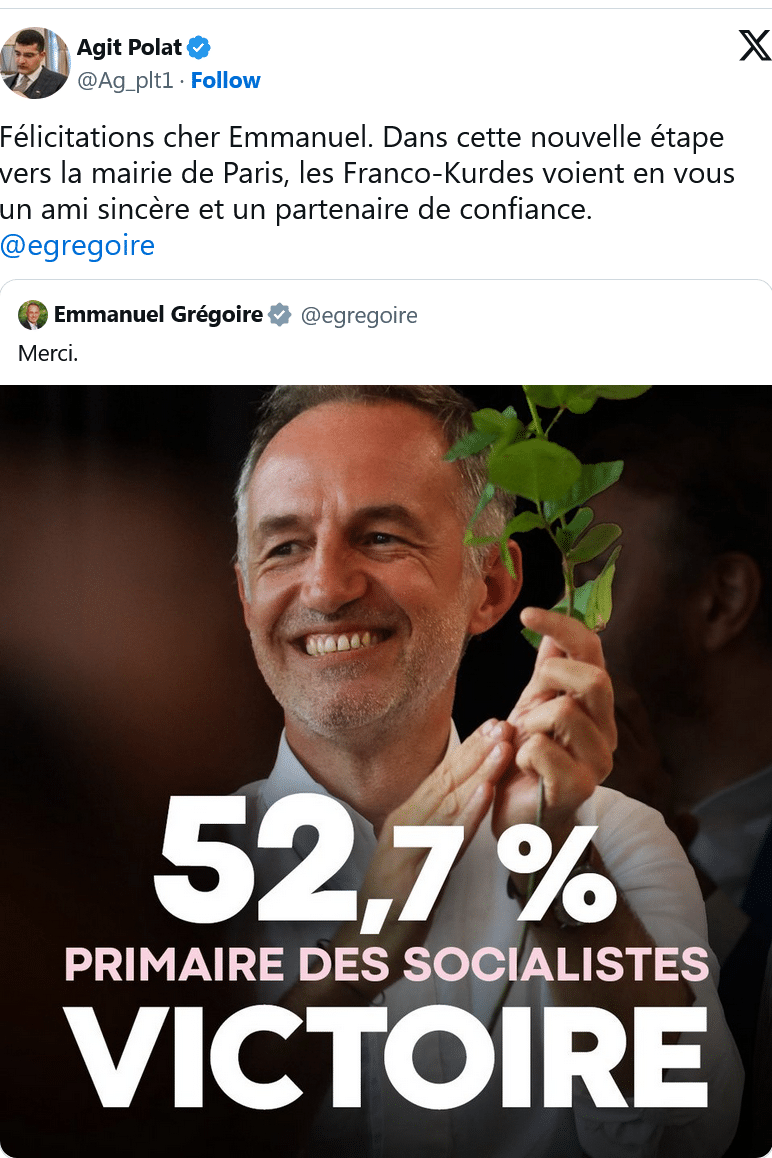 A. Polat : Félicitations cher Emmanuel