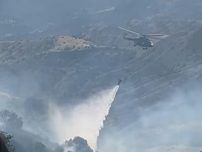 L&rsquo;incendie dans la réserve forestière nationale de Khosrov est éteint
