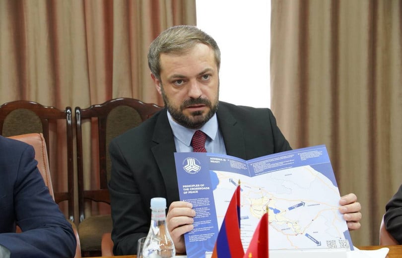 L&rsquo;Arménie fera partie de la grande route commerciale mondiale et des liaisons de transport seront ouvertes affirme le ministre arménien de l&rsquo;Économie