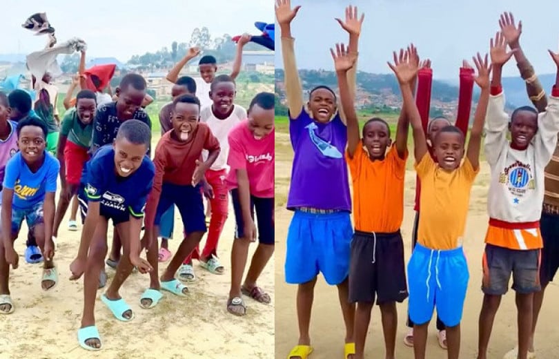 Des enfants rwandais chantant en arménien sont arrivés en Arménie. Ils ont été accueillis avec du sel et du pain