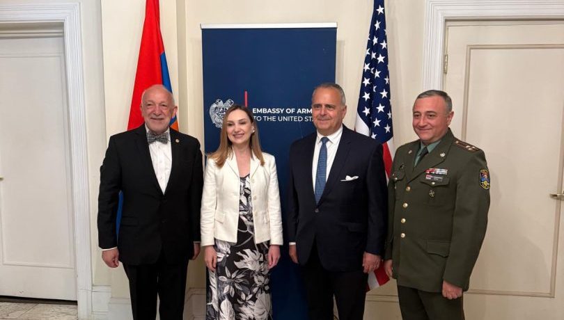 Réception d&rsquo;adieu en l&rsquo;honneur de l&rsquo;ambassadrice d&rsquo;Arménie aux États-Unis, Lilit Makunts
