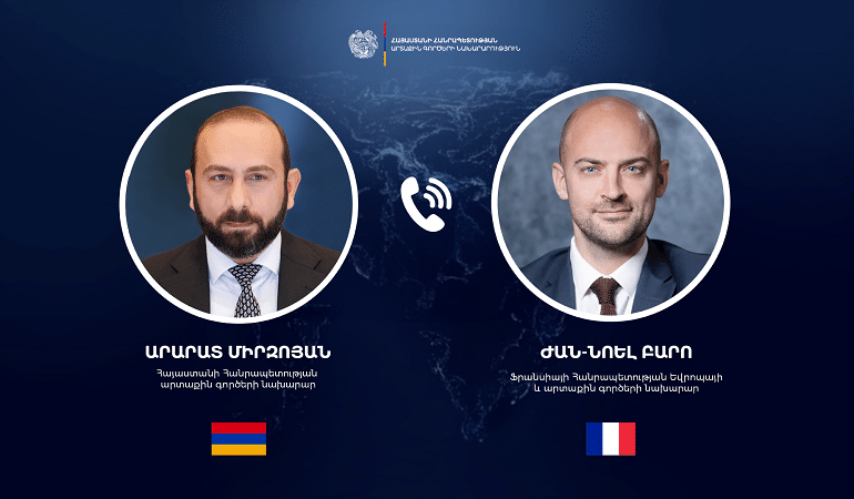 Le paraphe du traité de paix est une étape clé. Les ministres des Affaires étrangères d&rsquo;Arménie et de France se sont entretenus par téléphone