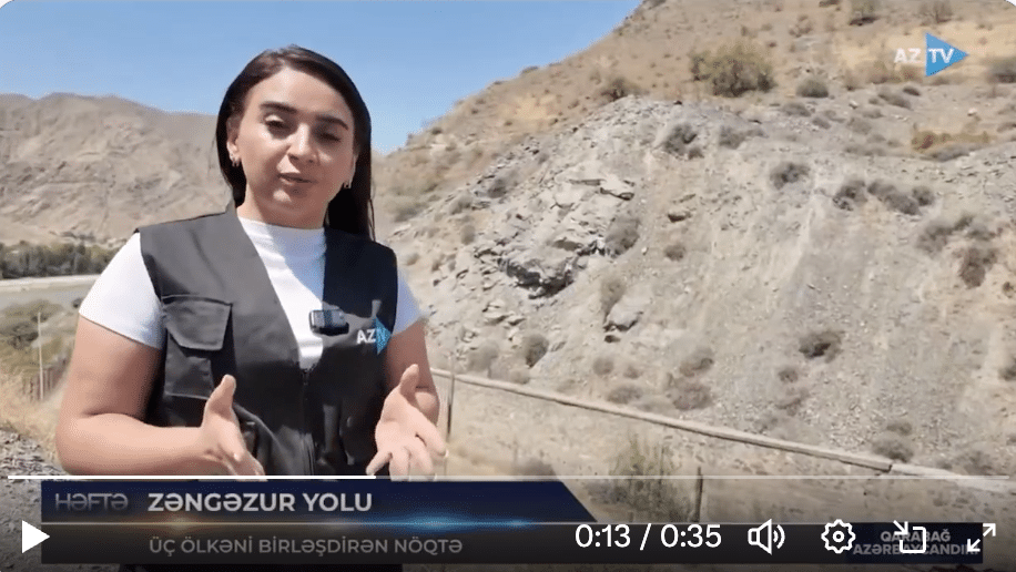 Tatevik Hayrapetyan : la télévision d&rsquo;État azerbaïdjanaise diffuse à nouveau une émission qualifiant la région arménienne du Syunik d&rsquo;« Azerbaïdjan historique