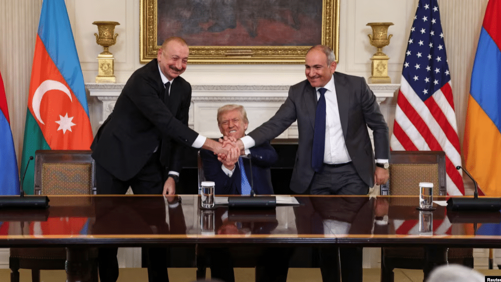 L&rsquo;opposition voit une « menace existentielle » dans l&rsquo;accord négocié par les États-Unis avec Bakou