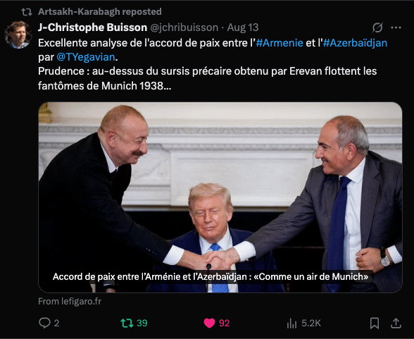 Jean-Christophe Buisson : excellente analyse dans Le Figaro, par Tigrane Yégavian