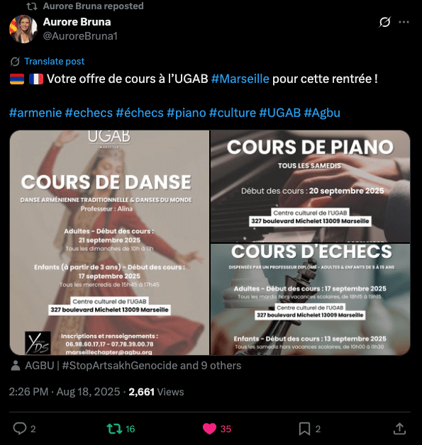 Aurore Bruna : votre offre de cours à l&rsquo;UGAB