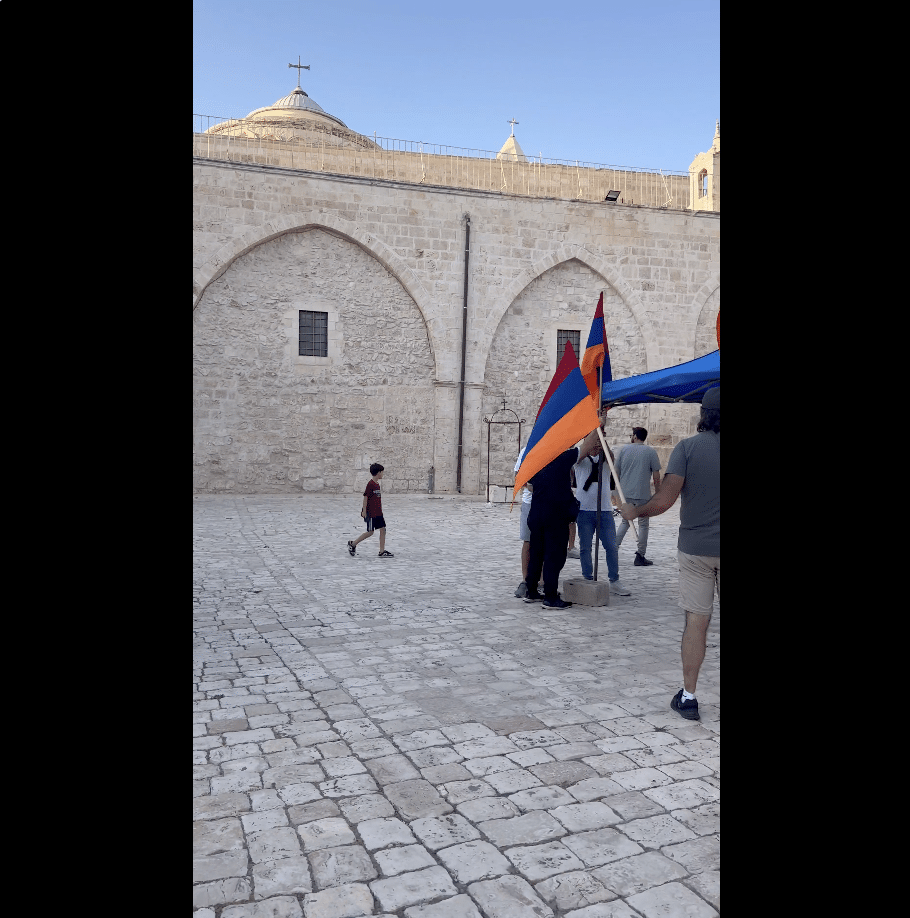 Début d&rsquo;un si-in pacifique dans le quartier arménien de Jérusalem