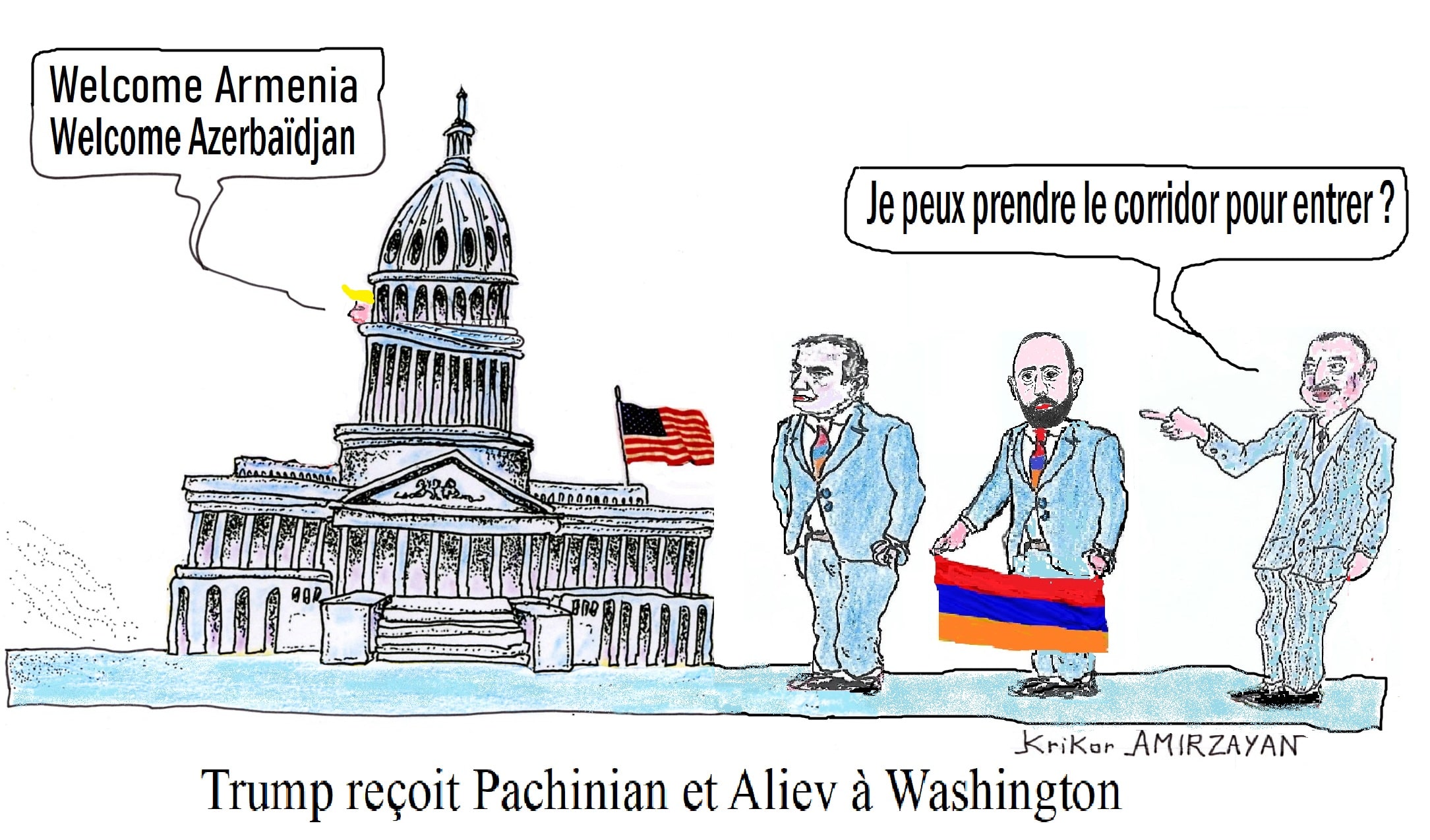 Le Premier ministre arménien se rendra jeudi aux États-Unis : à Washington une rencontre bilatérale avec Donald Trump et une rencontre trilatérale avec Ilham Aliev sont à l’ordre du jour