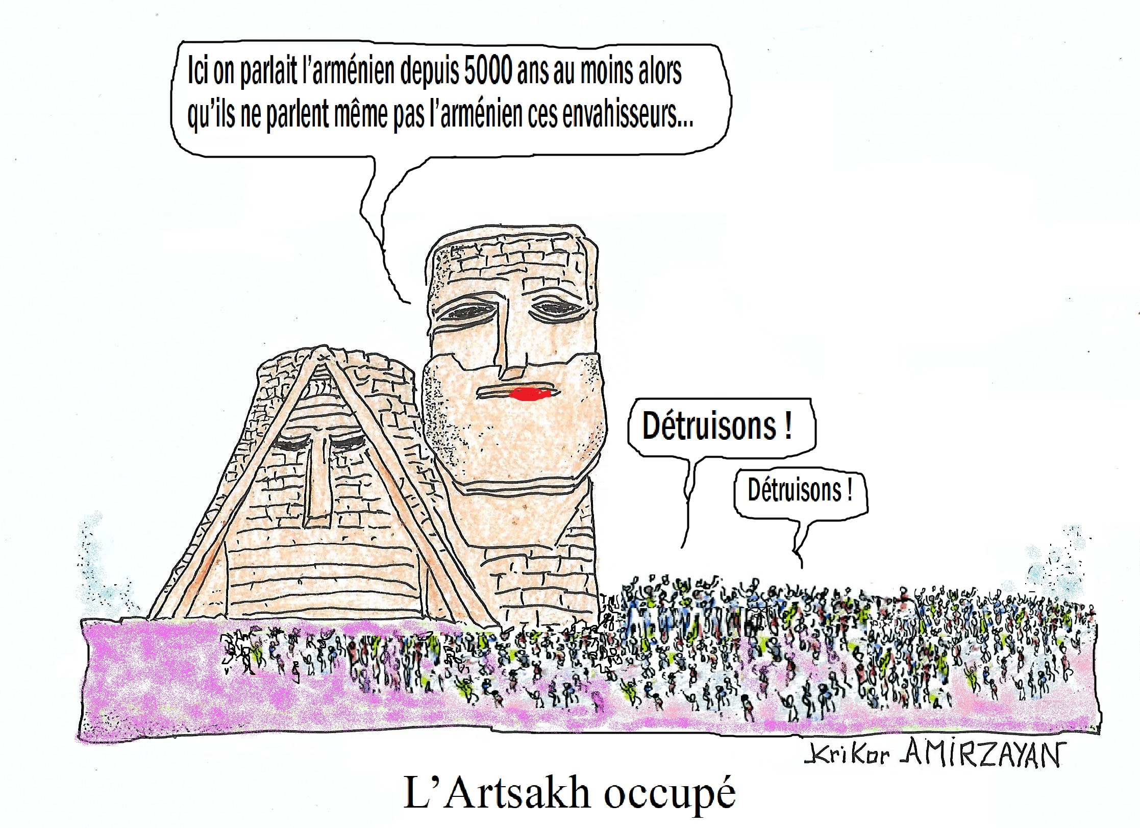 L&rsquo;Azerbaïdjan a installé environ 54 000 colons en Artsakh occupé