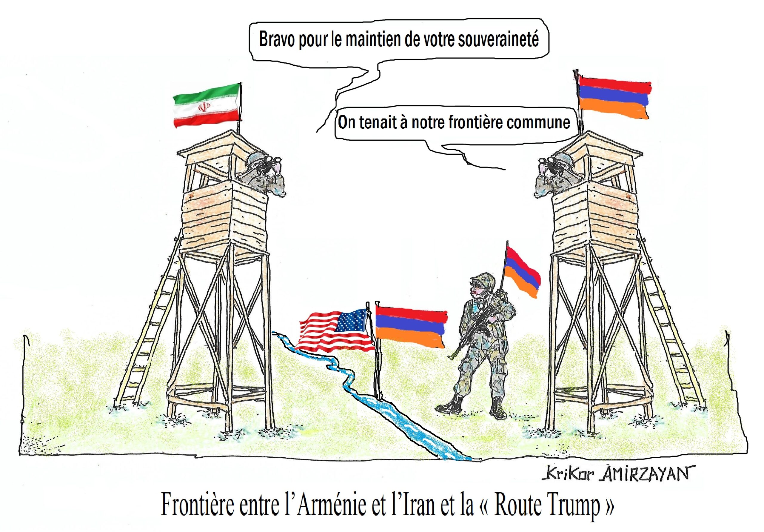 Les relations avec l&rsquo;Arménie revêtent une importance stratégique pour l&rsquo;Iran, selon Ali Larijani le secrétaire du Conseil suprême de la sécurité nationale d’Iran