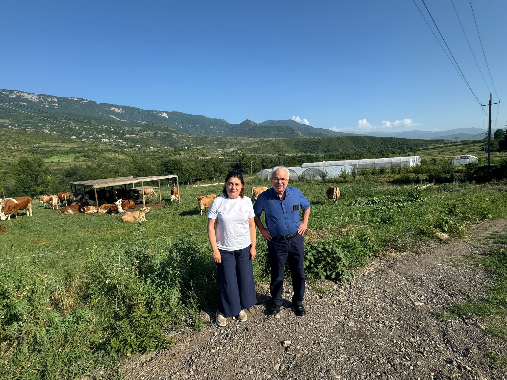 Fonds arménien de France : Bedros Terzian a visité la ferme-école de Lussadzor (Tavush)