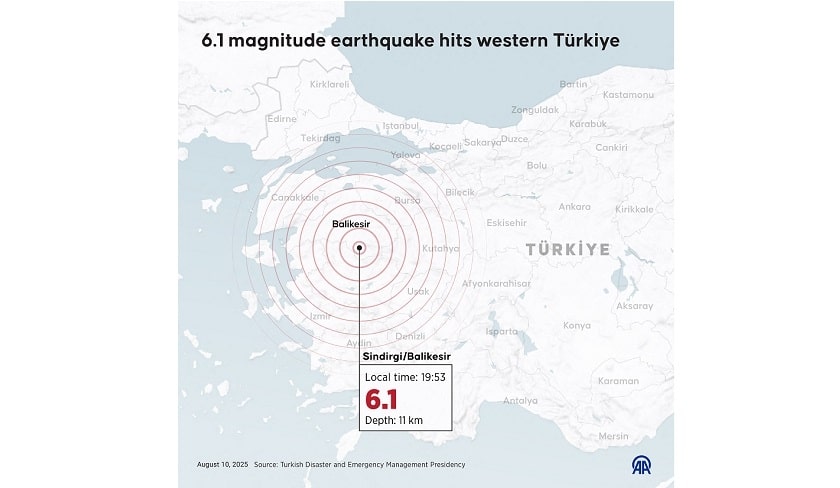 Turquie: un mort dans un séisme de magnitude 6,1 dans l&rsquo;ouest de la Turquie