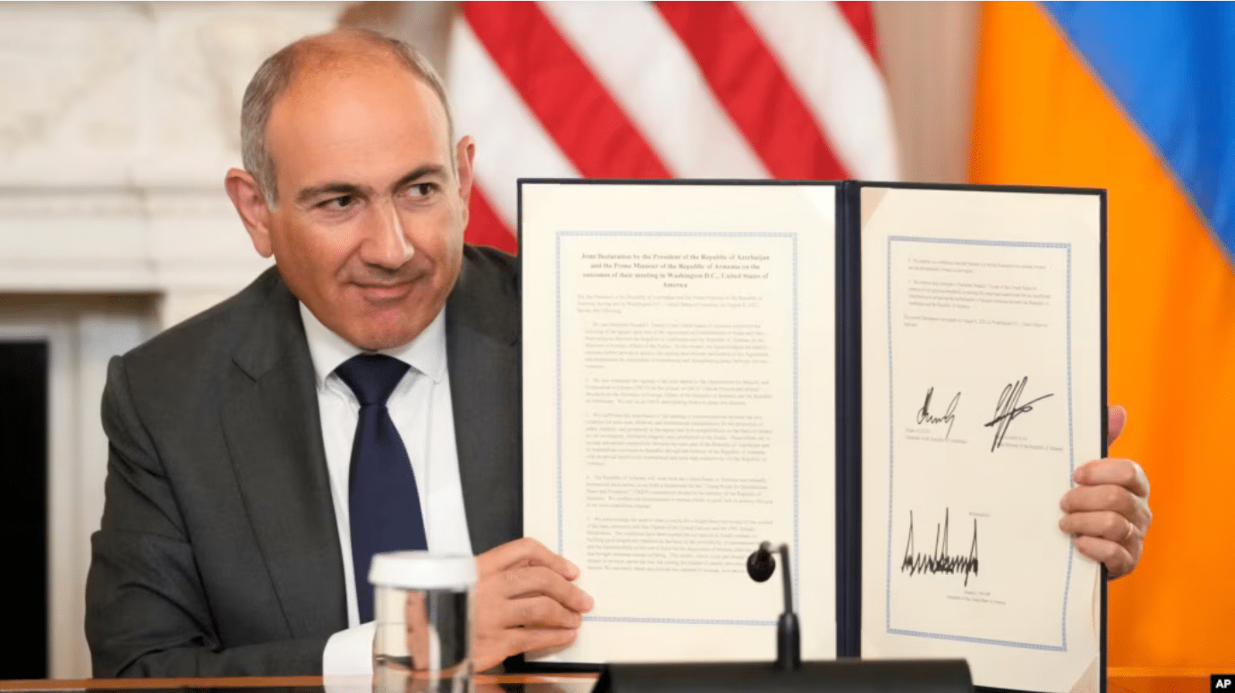 N. Pachinian réaffirme la souveraineté de l&rsquo;Arménie sur la route de transit après l&rsquo;accord négocié par les États-Unis avec l&rsquo;Azerbaïdjan