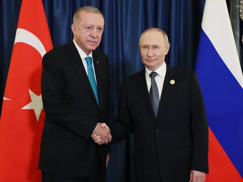 Sommet en Chine: rencontre entre Erdogan et Poutine