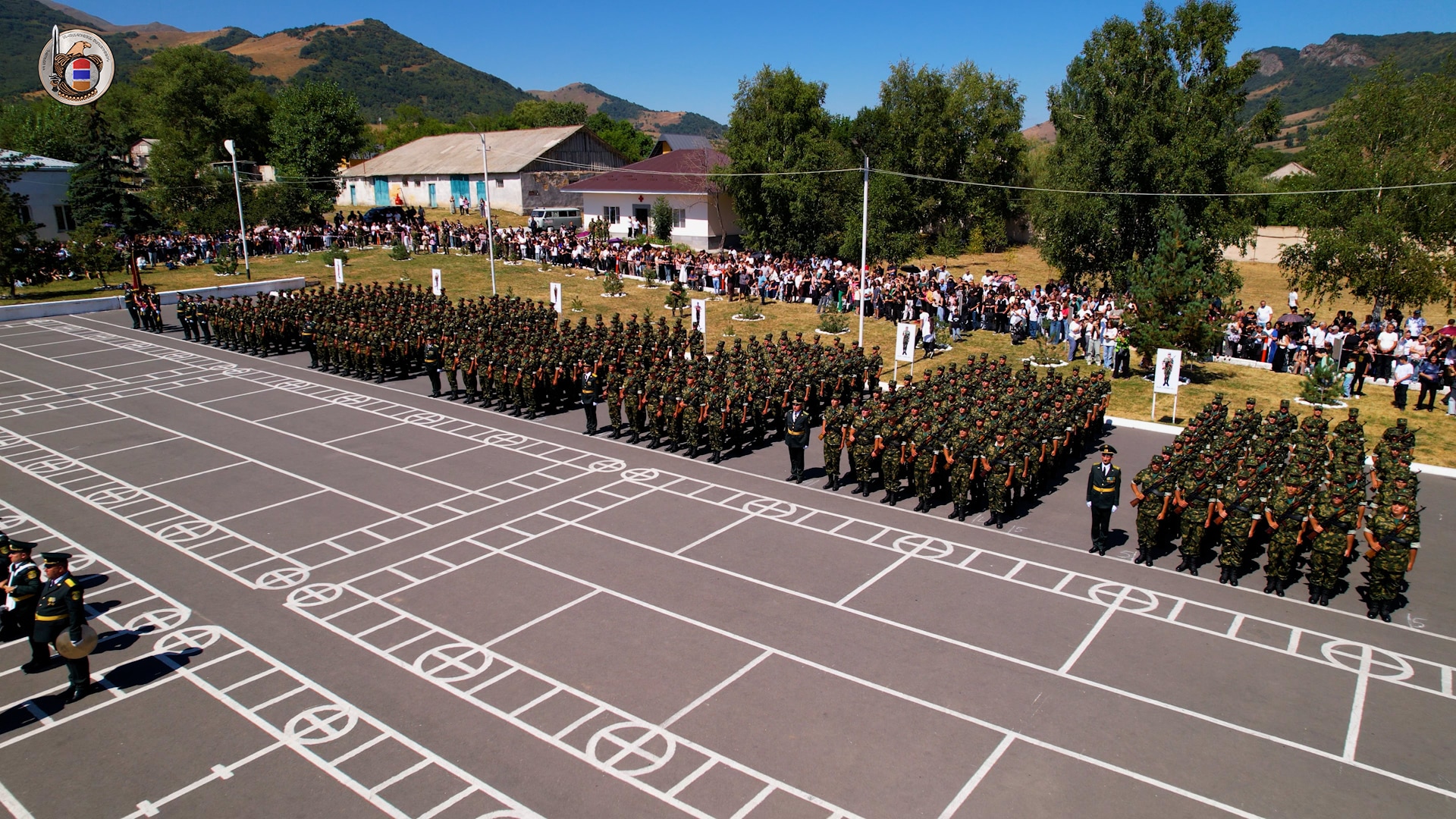 Cérémonie de prestation de serment des nouveaux militaires recrutés au sein des troupes frontalières du Service de sécurité nationale d&rsquo;Arménie