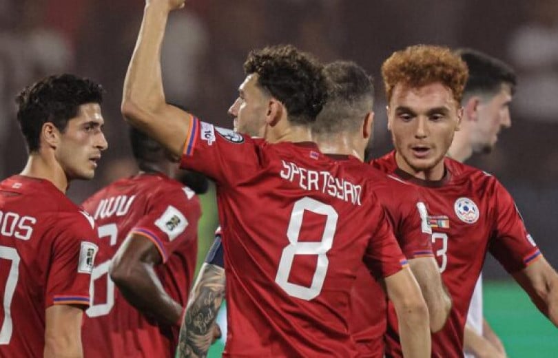 L&rsquo;équipe nationale d&rsquo;Arménie a battu l&rsquo;Irlande 2-1 à Yerevan lors du 2e match des éliminatoires de la Coupe du Monde 2026