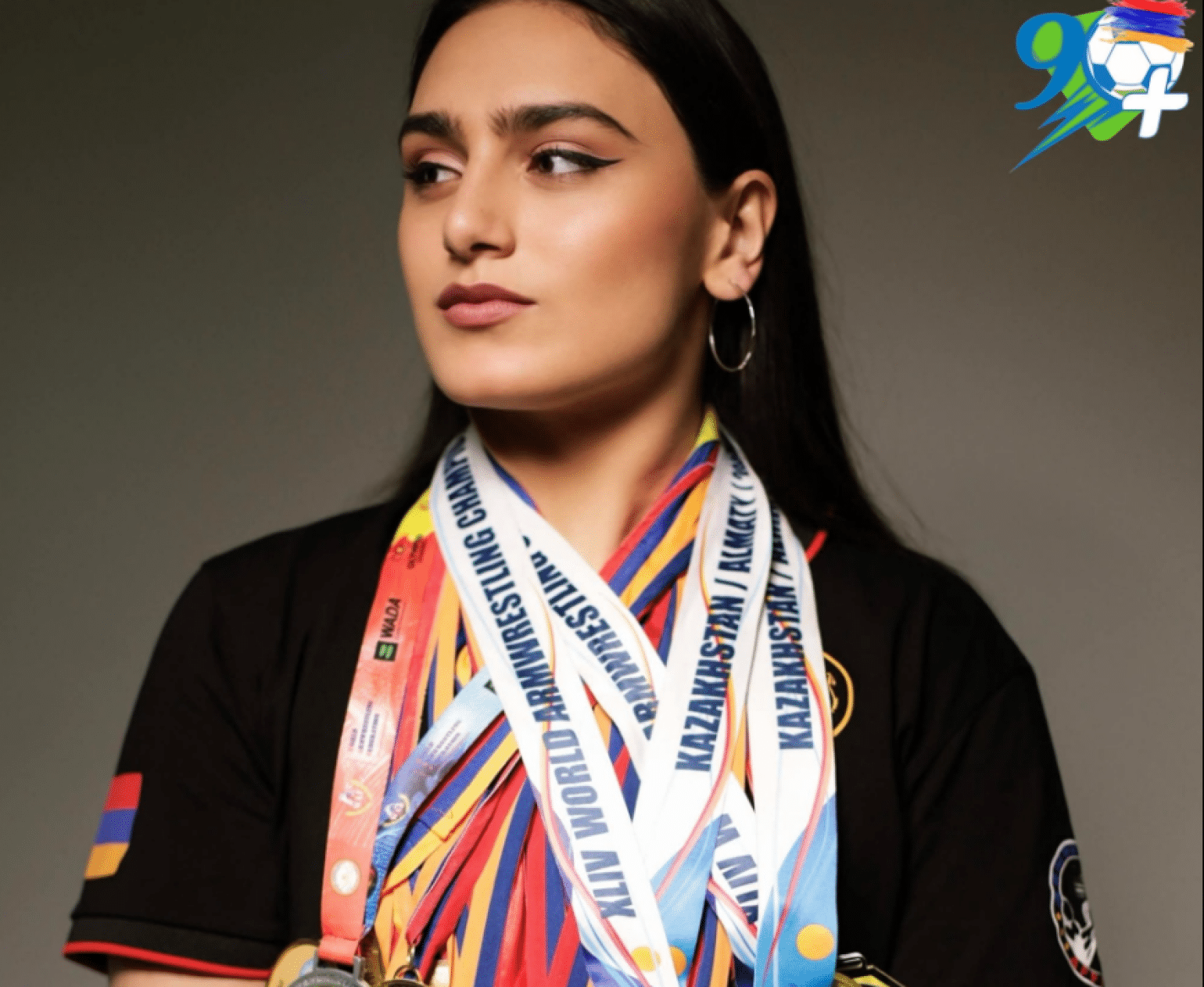 L’Arménienne Mariam Sargsyan, étudiante à l&rsquo;Université d&rsquo;État de Yerevan, a remporté le titre de championne du monde de bras de fer